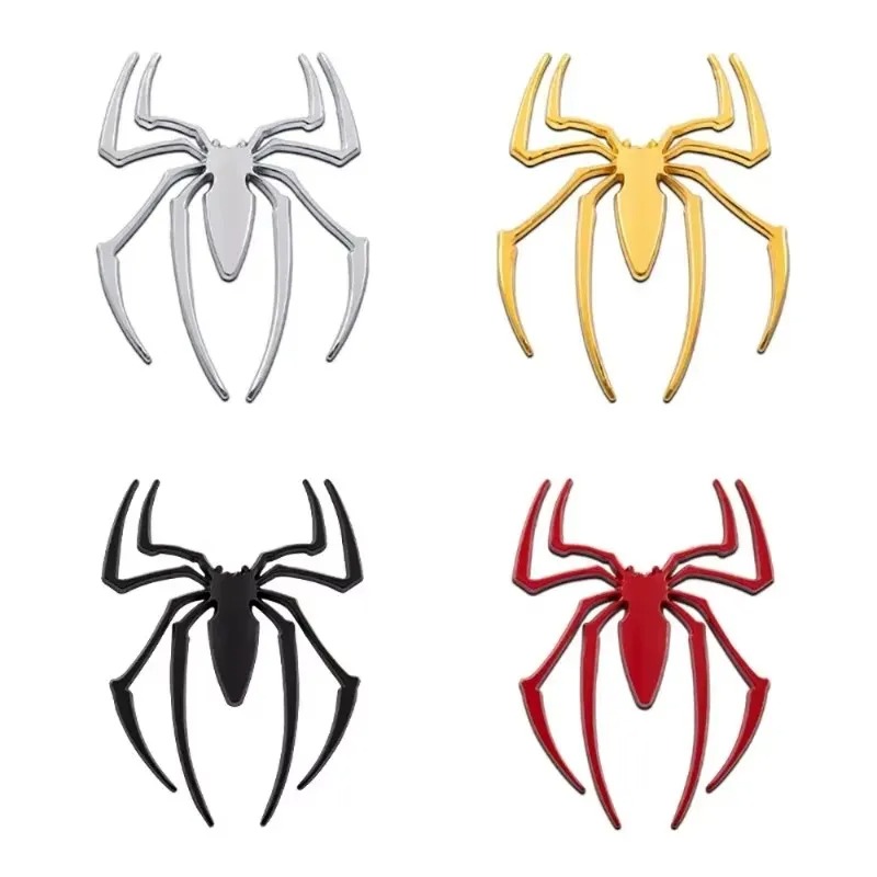 Car Accessories Sticker - 3D metalen autostickers, spider car logo,