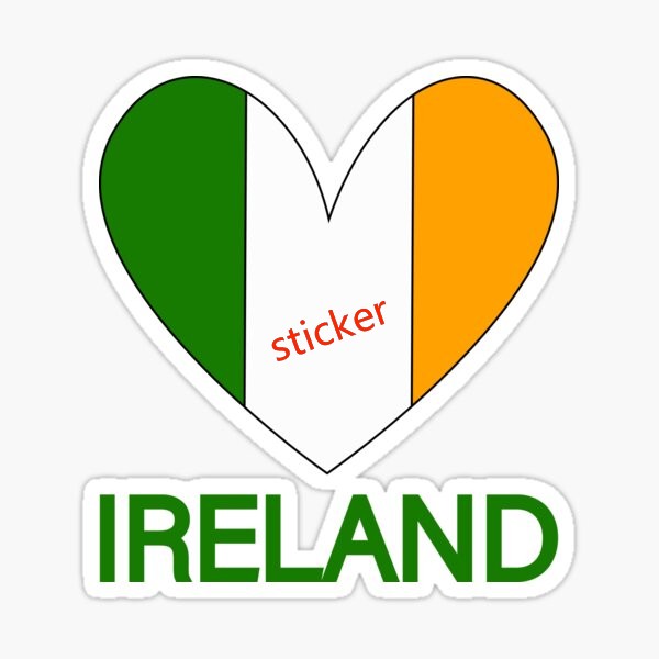 Car Accessories Ireland - Ierland sticker sticker auto vrachtwagen motorfiets