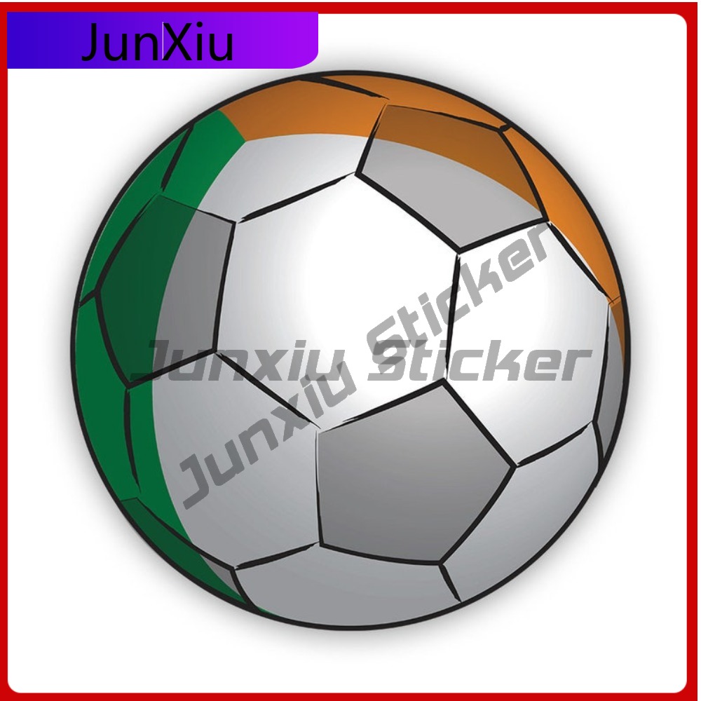 Car Accessories Ireland - Ierland voetbalsticker zonbestendig waterdicht grappig voor