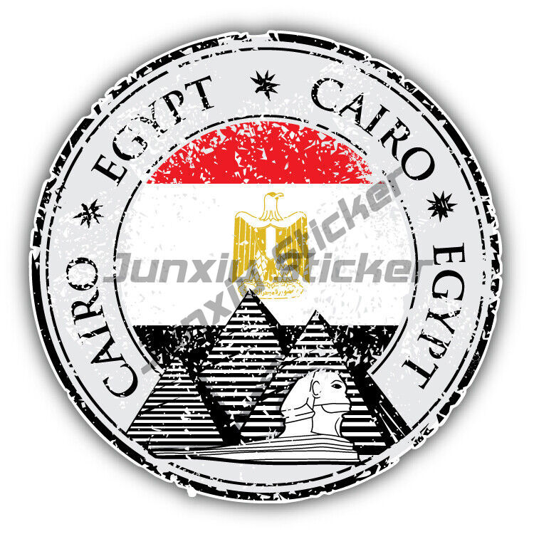 Car Accessories Egypt - Alexandria Cairo Egypte Ronde Vlag Stempel