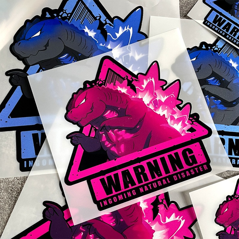 Car Accessories Sticker - Hot Selling autostickers Monsters Godzilla Gepersonaliseerde
