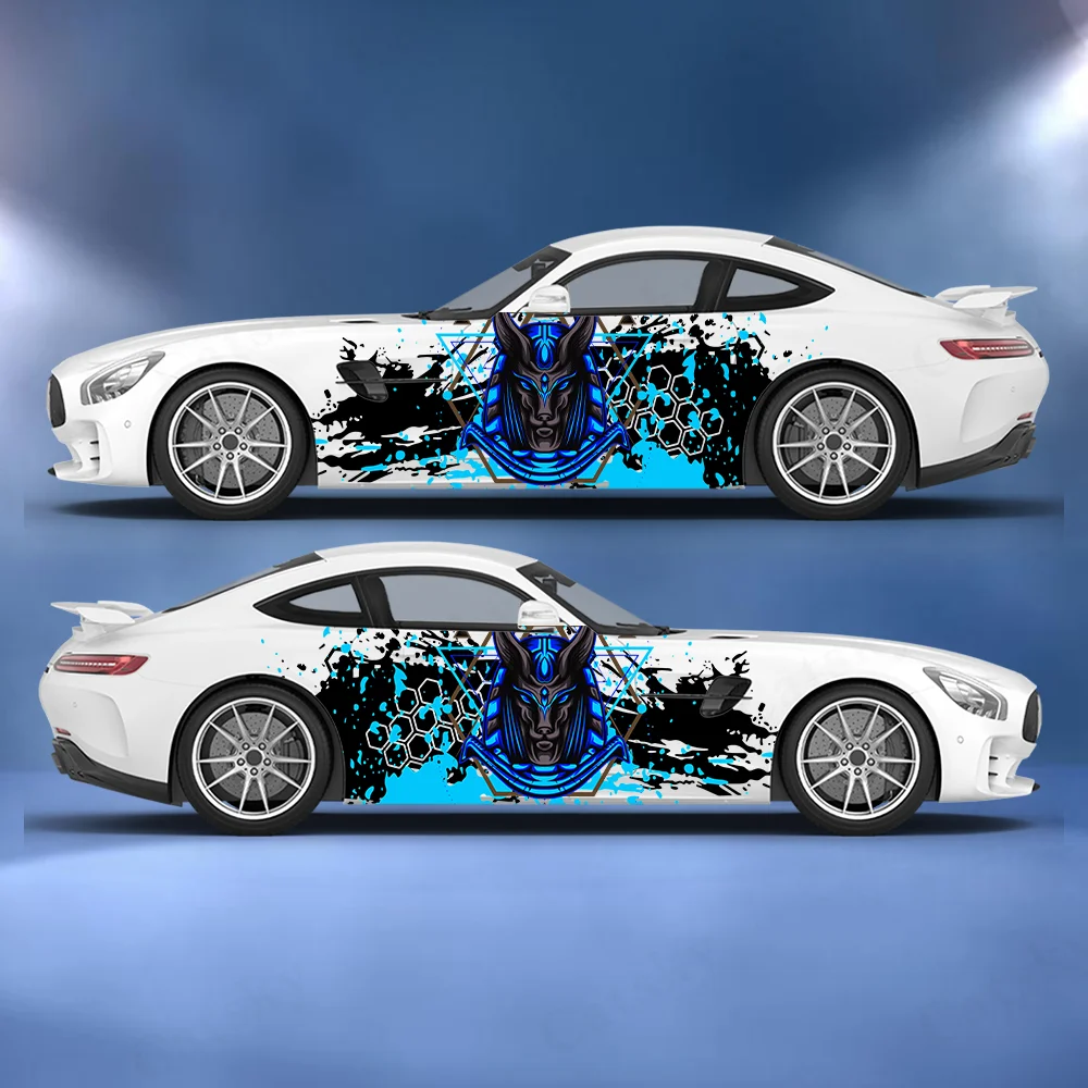Car Accessories Egypt - Anubis Oude Egypte Auto Vinyl Wraps