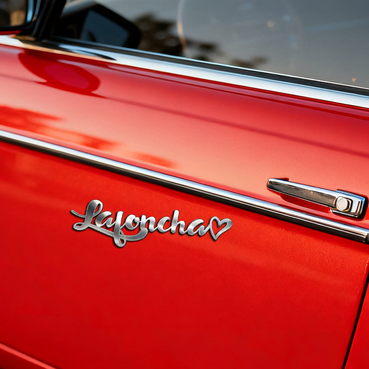 Car Accessories Sticker - Sweet Heart Metal RVS Custom Logo