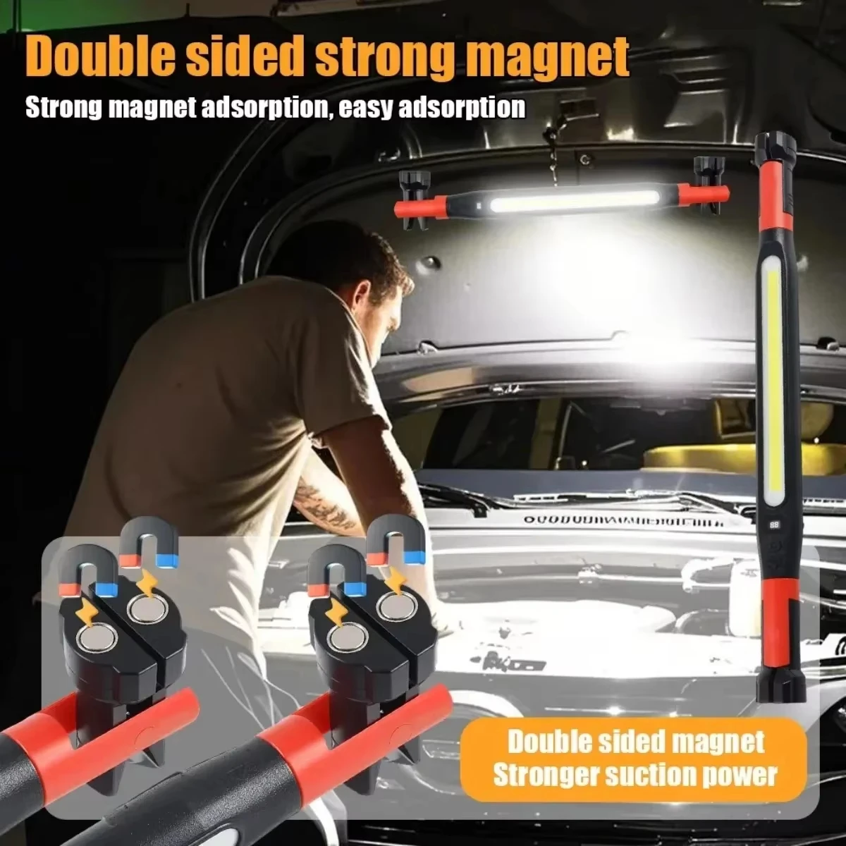 Hoge lumen oplaadbare LED-werk - Car Accessories Hanging recensie en prijs