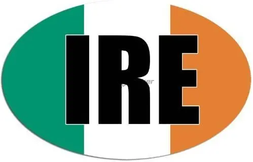 Ierland Vlag Geluk Klaver Harp - Car Accessories Ireland recensie en prijs
