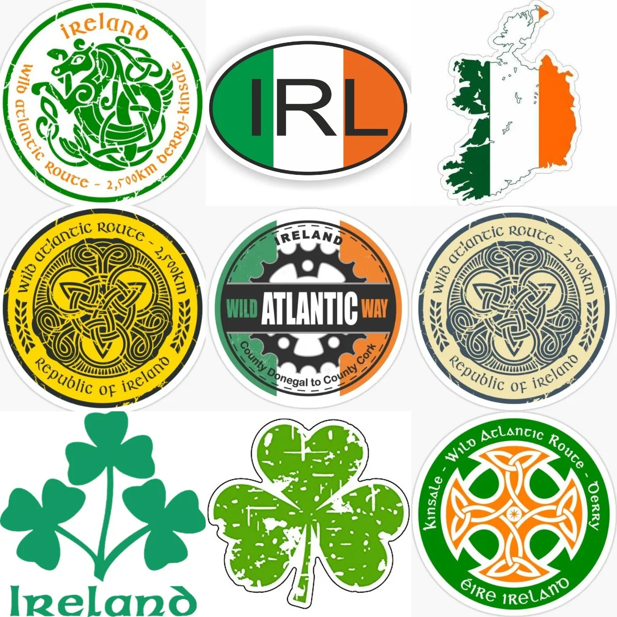 Creatieve Ierland Vlag Geluk K - Car Accessories Ireland recensie en prijs
