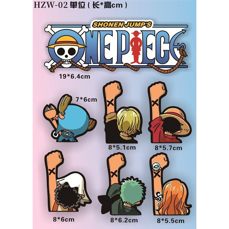 One Piece elektrische auto-sti - Car Accessories Sticker recensie en prijs