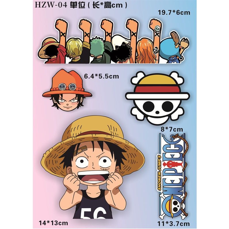 One Piece elektrische auto-sti - Car Accessories Sticker recensie en prijs