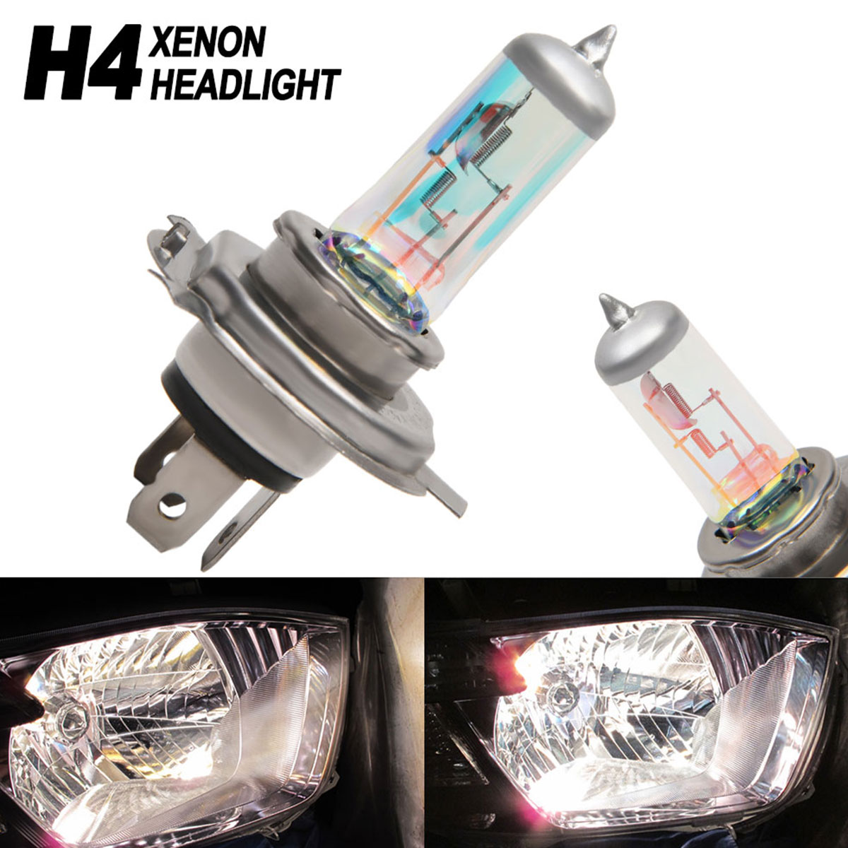 1/2 Stuks H4 Halogeen Koplamp  - Accessories Car Near recensie en prijs
