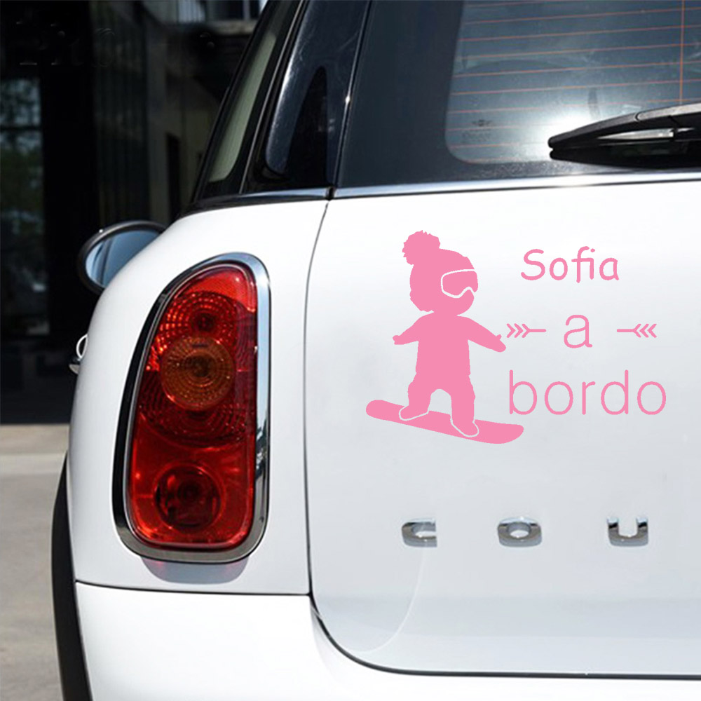 1 st Vinyl baby een bordeaux k - Car Accessories Sticker recensie en prijs