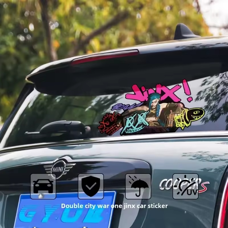 Arcane Jinx Graffiti reflecter - Car Accessories Sticker recensie en prijs