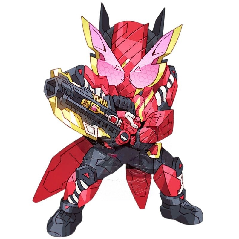 Kamen Rider chibi anime mercha - Car Accessories Sticker recensie en prijs