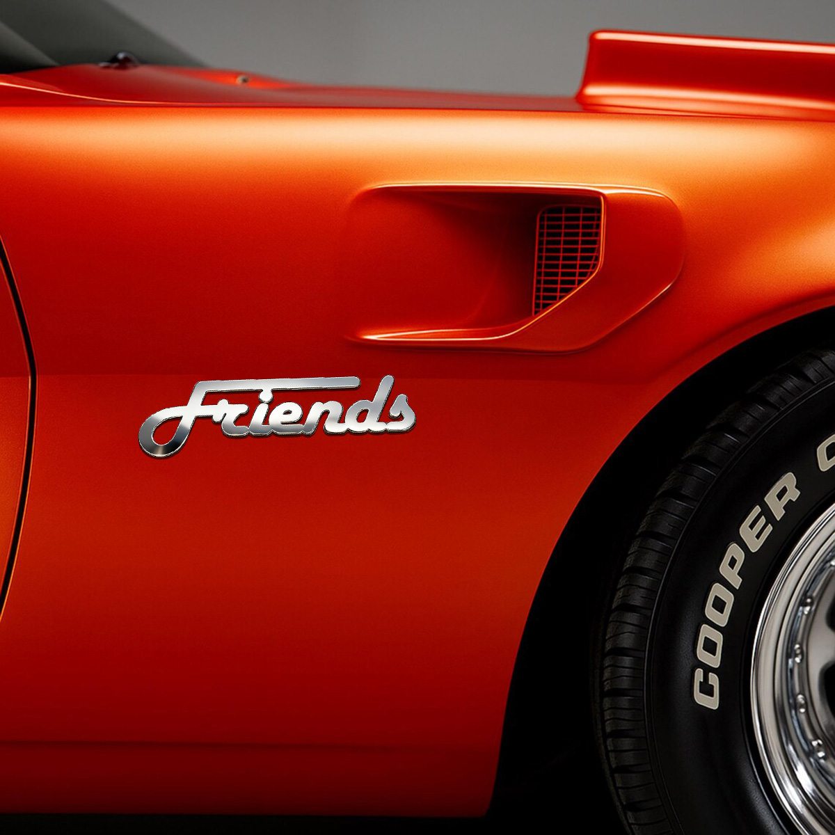 Creatief lettertype metalen st - Car Accessories Sticker recensie en prijs