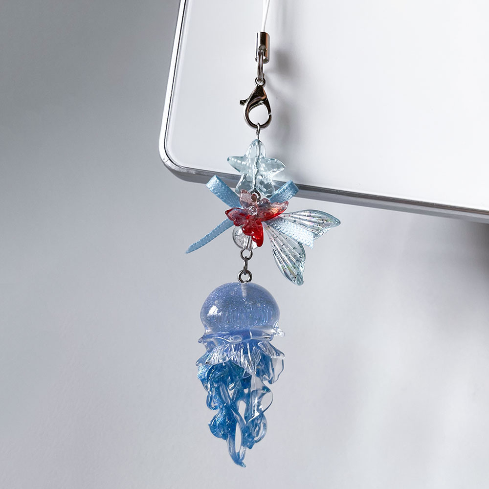 Blauwe Kwallen Telefoonketting - Car Accessories Bangkok recensie en prijs