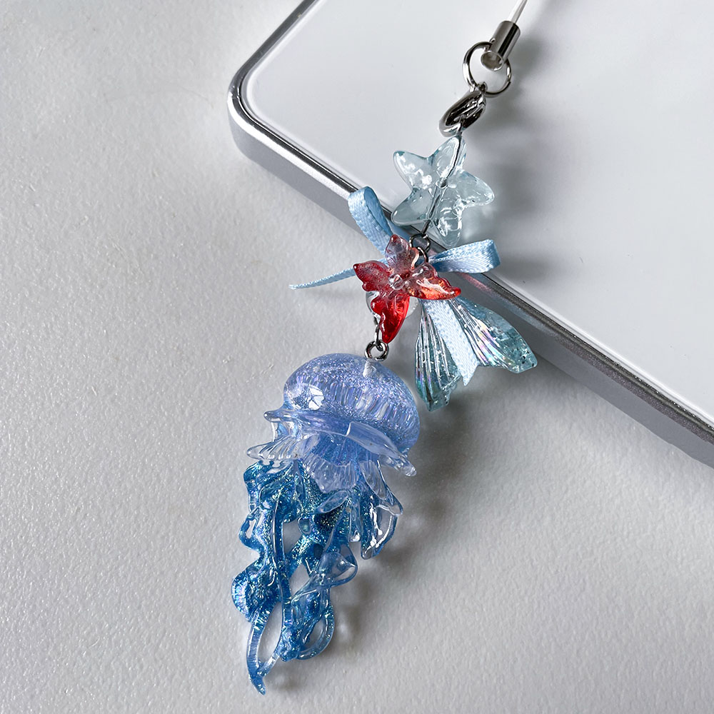 Blauwe Kwallen Telefoonketting - Car Accessories Bangkok recensie en prijs