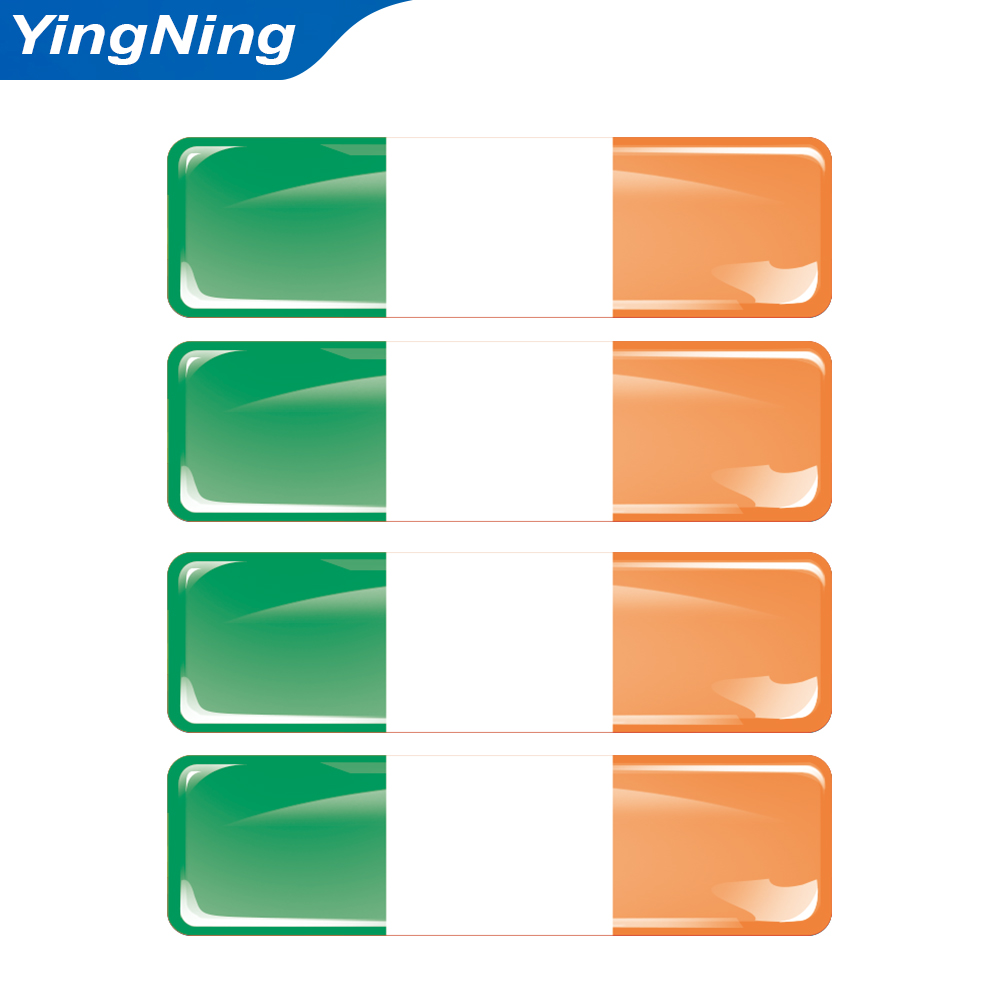 4 stuks Ierland Vlag Auto Stic - Car Accessories Ireland recensie en prijs