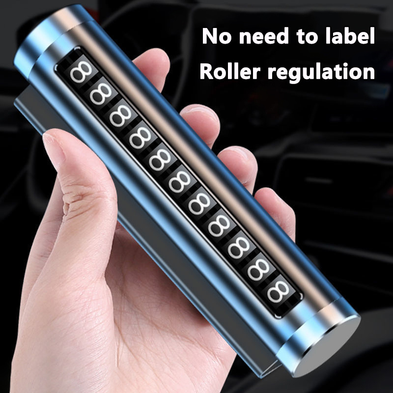 Metalen Auto Tijdelijke Parkee - Car Accessories Sticker recensie en prijs