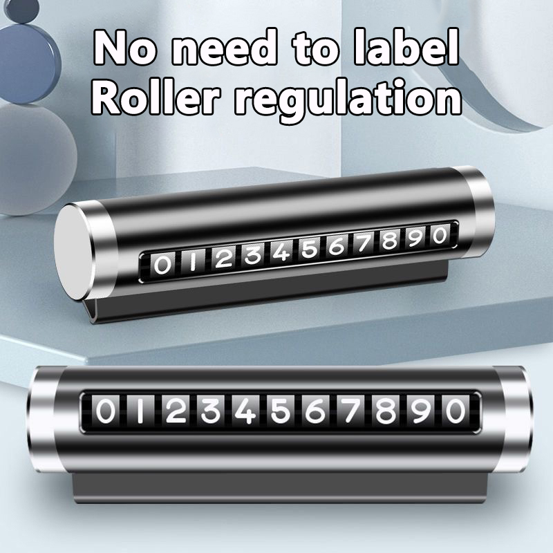 Metalen Auto Tijdelijke Parkee - Car Accessories Sticker recensie en prijs